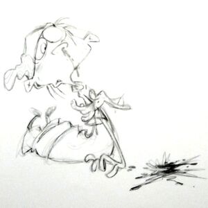 EEnE "Nose Bleed" Graphite Drawing Art by Raven M